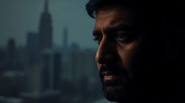 Portrait of Suchir Balaji with a melancholic expression.